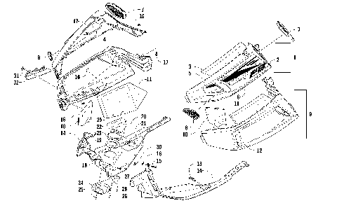 SKID PLATE AND SIDE PANEL ASSEMBLY [89864]