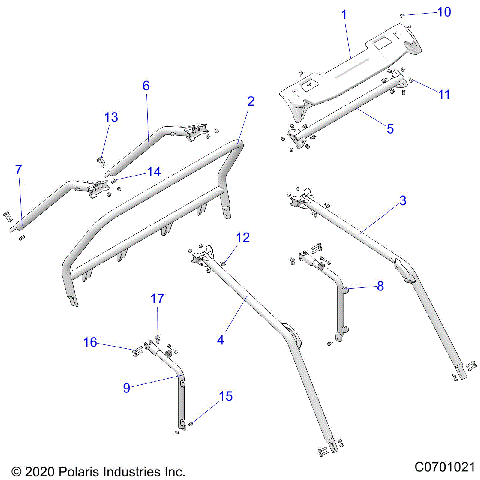 CHASSIS, CAB FRAME - Z21NAR99AN/BN (C0701021)