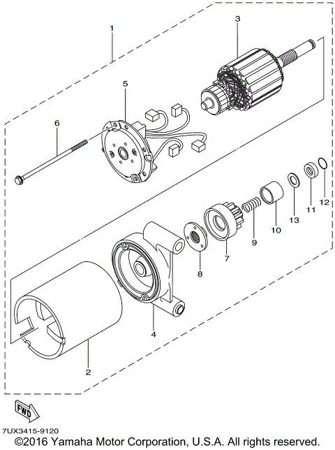 STARTING MOTOR