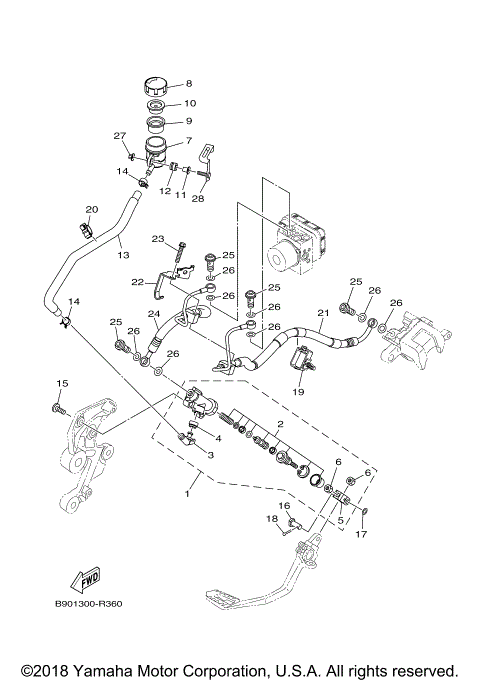 REAR MASTER CYLINDER