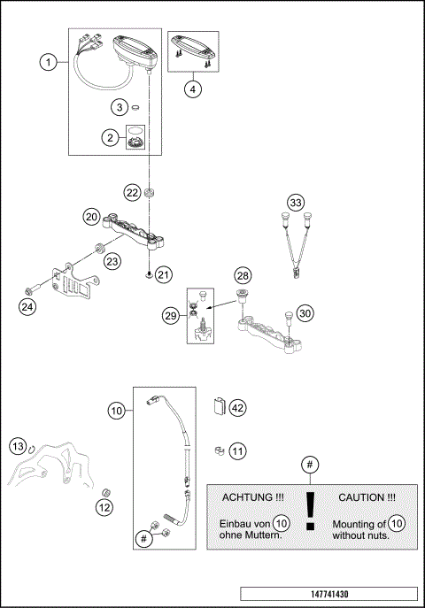 INSTRUMENTS, LOCK SYSTEM