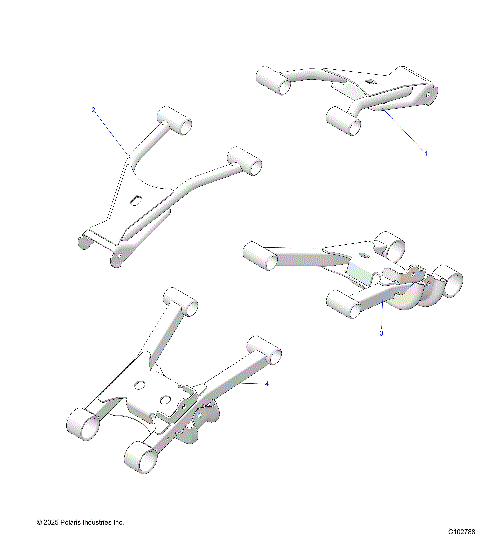 SUSPENSION, REAR CONTROL ARMS - A25SKE57C1/CK/E1/EK (C102788)