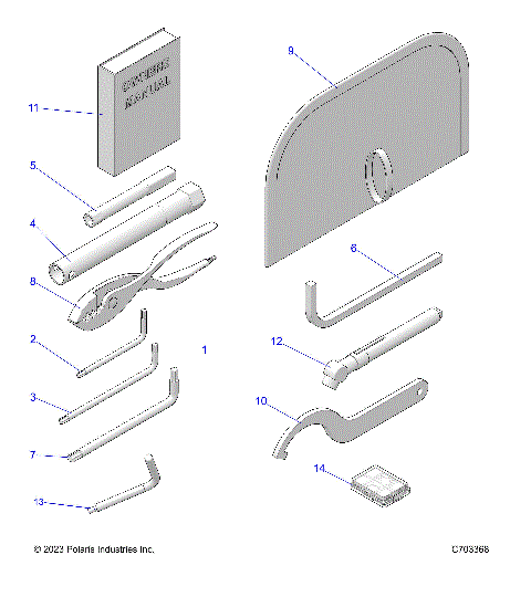 REFERENCE, OWNERS MANUAL AND TOOL KIT - Z25NEE99C4/F4/G4 (C703368)