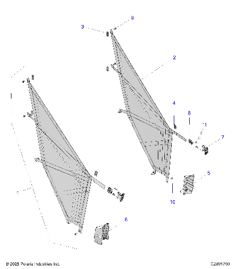 BODY, SIDE NETS - FULL SIZE (C2891750)