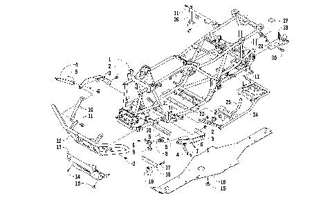 FRAME AND RELATED PARTS [96245]
