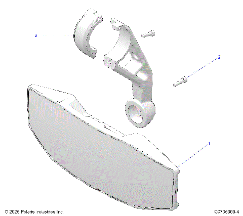 BODY, MIRROR, REAR - G26GAB99CN