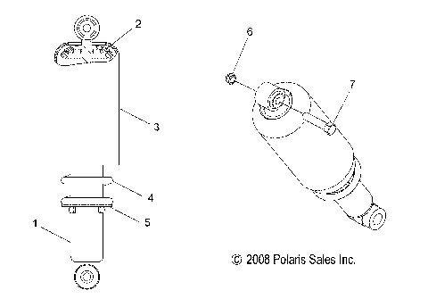 SUSPENSION, SHOCK, FRONT - S09NJ5BS/BSF/BSL/BE (49SNOWSHOCKFRONT7042085)