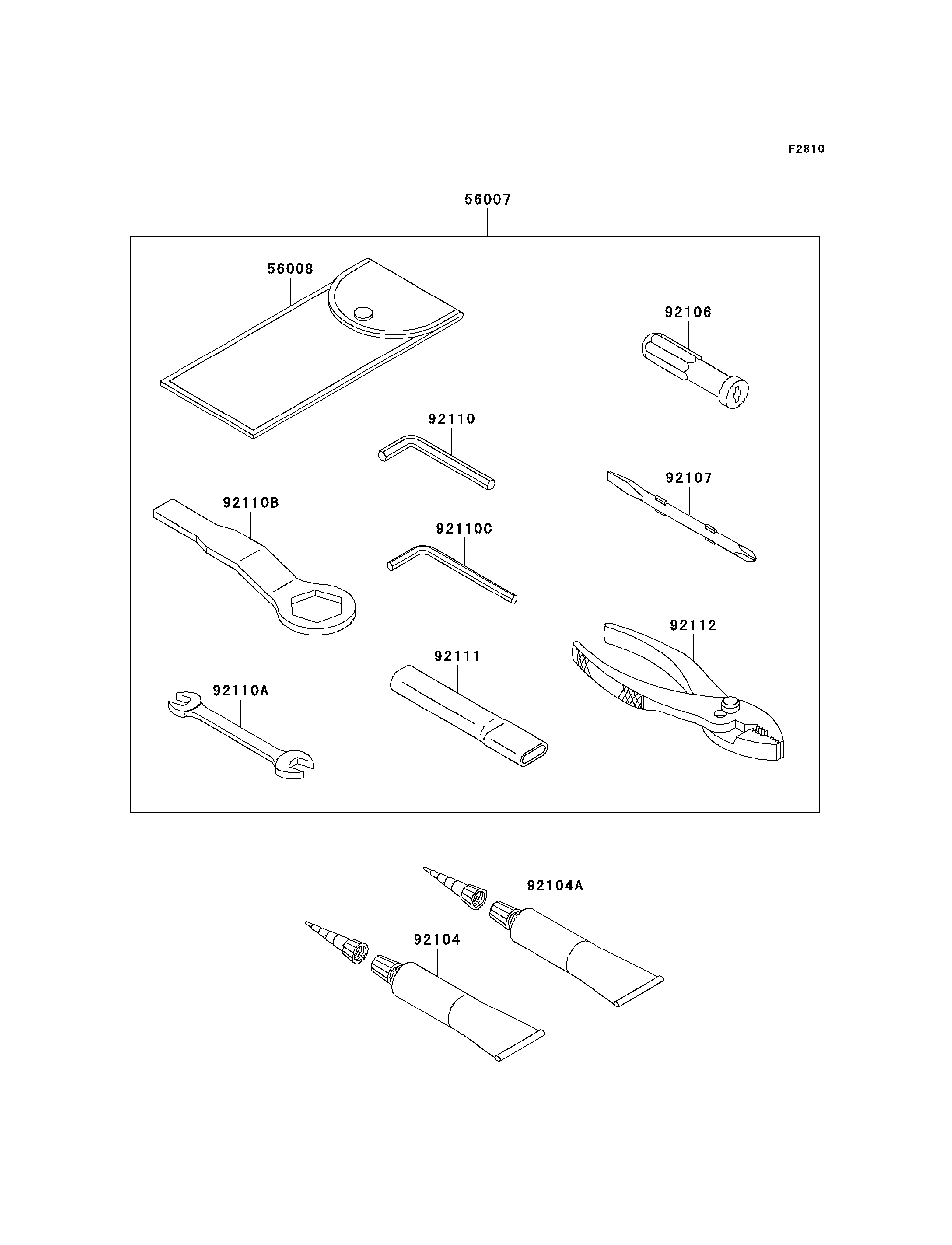 2012 Kawasaki NINJA ZX-6R Owner's Tools Motorcycles Parts