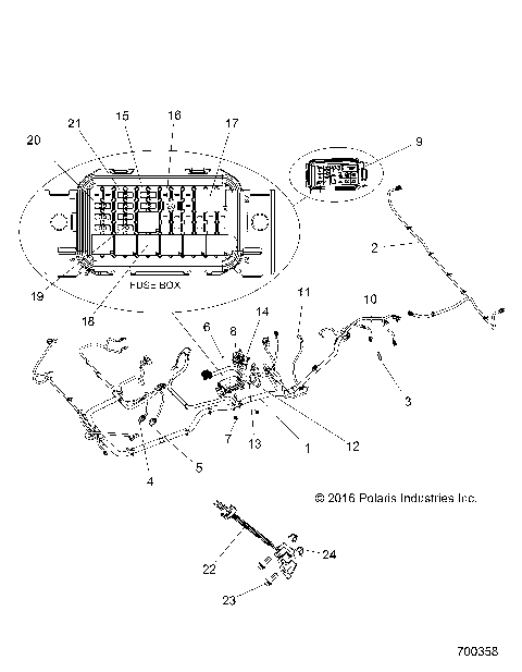 ELECTRICAL, WIRE HARNESSES - R17RTAD1A1/ED1N1 (700358)