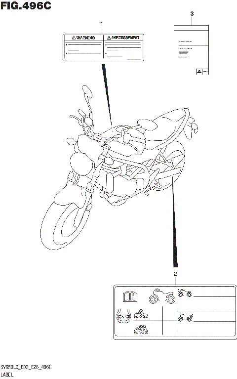 LABEL (SV650AL9 E28)