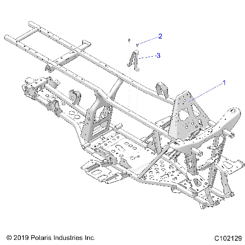 CHASSIS, FRAME - A23SWE57F1/S57C1/C2/E1/E2 (C102129)