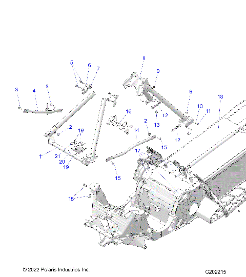 CHASSIS, CHASSIS ASM. and OVER STRUCTURE - S23TDV8MS/8ME (C602215)