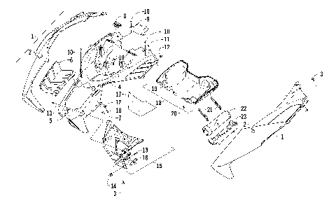 HOOD AND AIR INTAKE ASSEMBLY [95636]