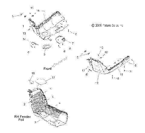 BODY, FENDERS - S10PM7JSA (49SNOWFENDERS10700RMK)
