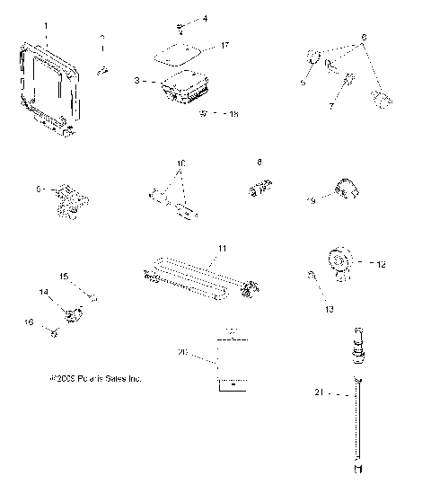 ELECTRICAL, SWITCHES, SENSORS, ECU and CONTROL MODULES - A10ZX55FX/FF (49ATVSWITCHES10SPEPS550)