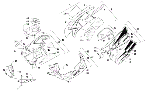 SKID PLATE AND SIDE PANEL ASSEMBLY