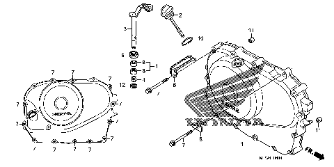 RIGHT CRANKCASE COVER
