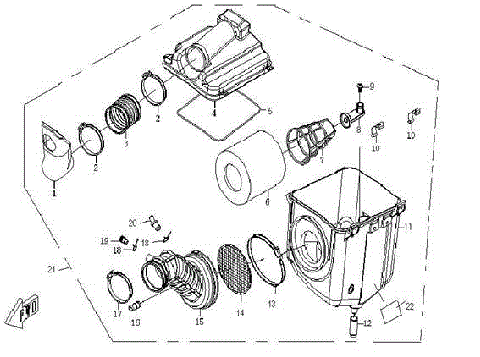 AIR FILTER ASSY (EFI)