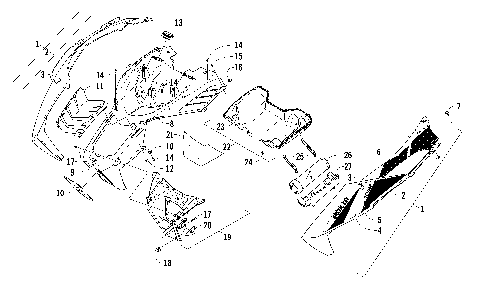 HOOD AND AIR INTAKE ASSEMBLY [96739]