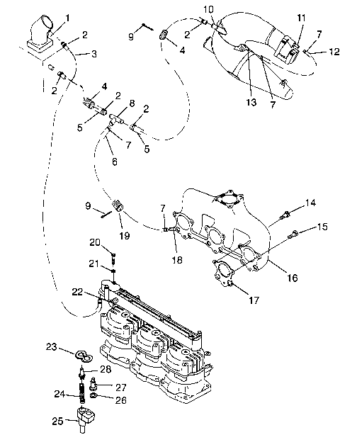 COOLING SYSTEM SLTX B964590 and Intl. SLTX I964590 (4935783578B006)
