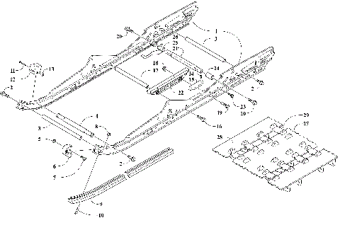 SLIDE RAIL AND TRACK ASSEMBLY [111328]