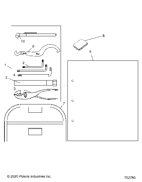 REFERENCES, TOOL KIT AND OWNERS MANUAL - R21T6A99A1/B1 (702780)
