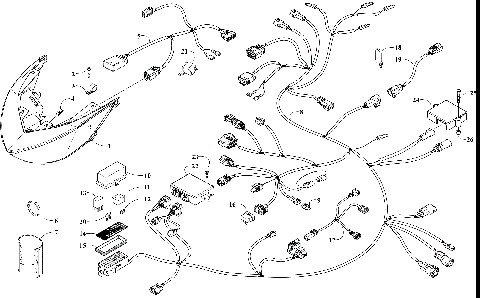 HEADLIGHT AND WIRING ASSEMBLIES [107983]