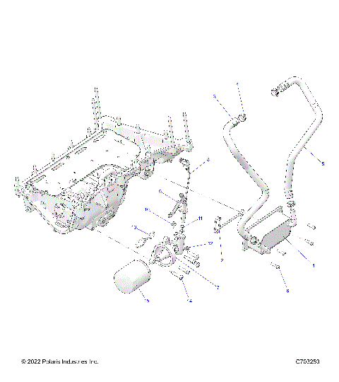 ENGINE, OIL FILTER, OIL COOLER AND RELATED - Z23RMU2KAN/BN (C703253)