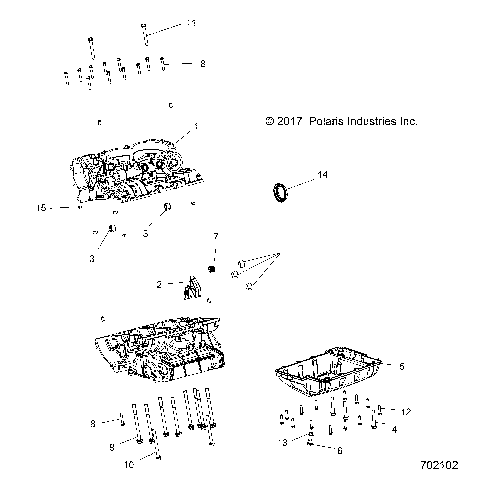 ENGINE, CRANKCASE - R18RTE87F1/S87C1/F1 (7012102)