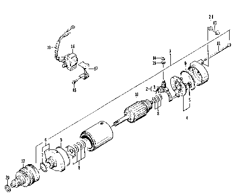 STARTER MOTOR [72799]