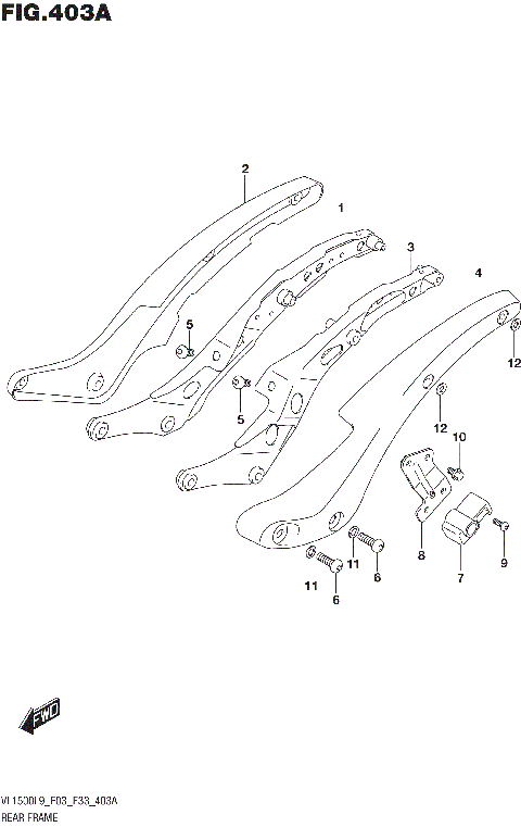 REAR FRAME (VL1500BL9 E03)