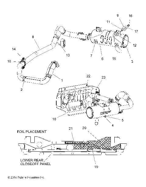 ENGINE, EXHAUST - R16RTED1F1 (49RGREXHAUST151KDSL)