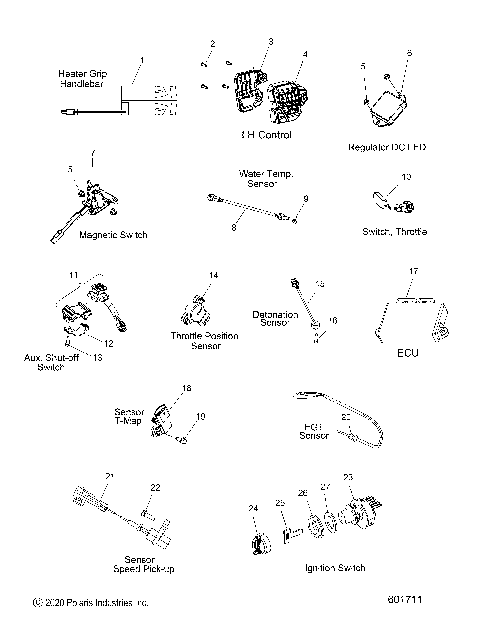 ELECTRICAL, SWITCHES, SENSORS and COMPONENTS - S22EKB6PSL (601711)