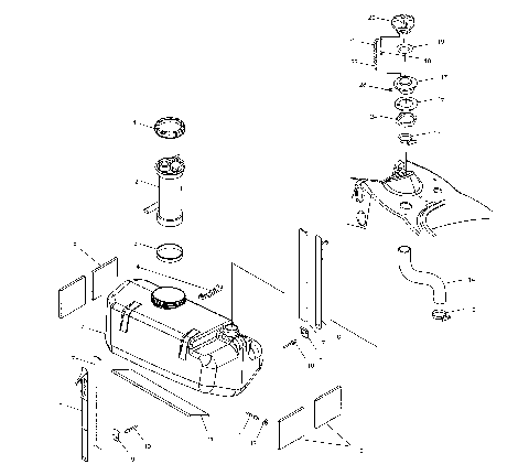 FUEL TANK - W035303CA/CB/IA/IB (4981068106A08)