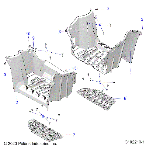 BODY, FOOTWELLS - A26SXM95AR (C102210-1)