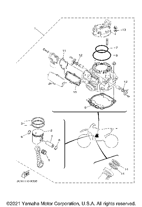 4 PISTON REBUILT KIT