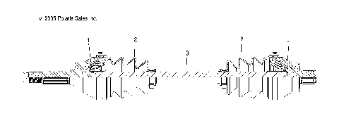 SHAFT, HALF, FRONT (4X4) - A07LH27FB (4999202079920207B06)