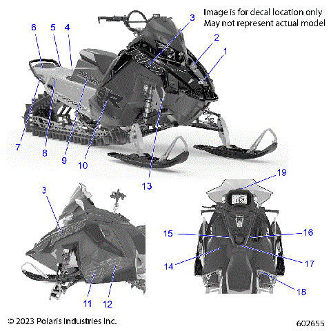 BODY, DECAL, ARMY GREEN SIDE PANEL W/LIFTED LIME ACCENT - S24TLG9BS/9BE (602655)