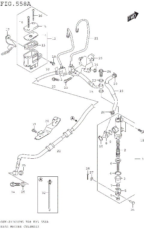 REAR MASTER CYLINDER