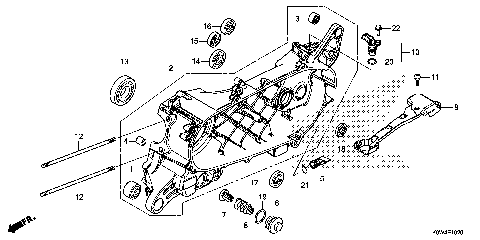 LEFT CRANKCASE