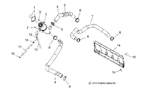 ENGINE, COOLING SYSTEM (163) - S08PG8ES/EE/PH8ES/EE (49SNOWCOOLING08800RMK163)