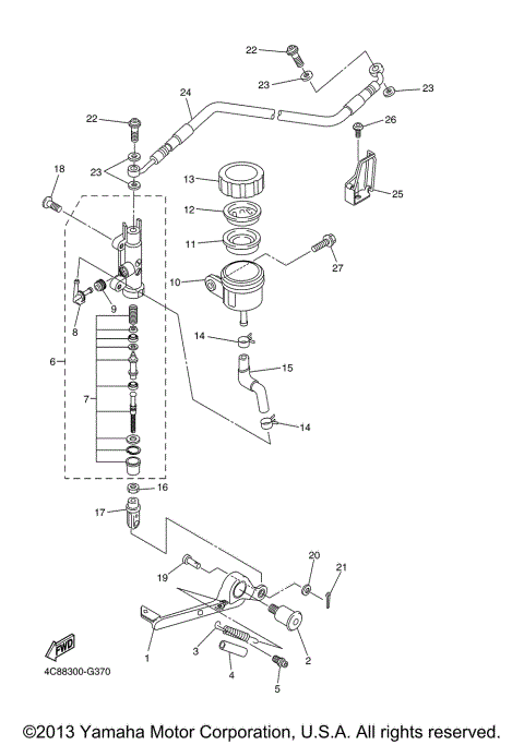 REAR MASTER CYLINDER