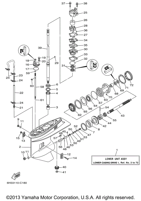 LOWER CASING DRIVE 1