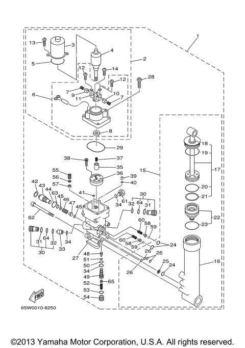 POWER TRIM TILT ASSY