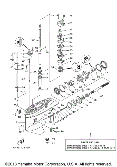 LOWER CASING DRIVE 1