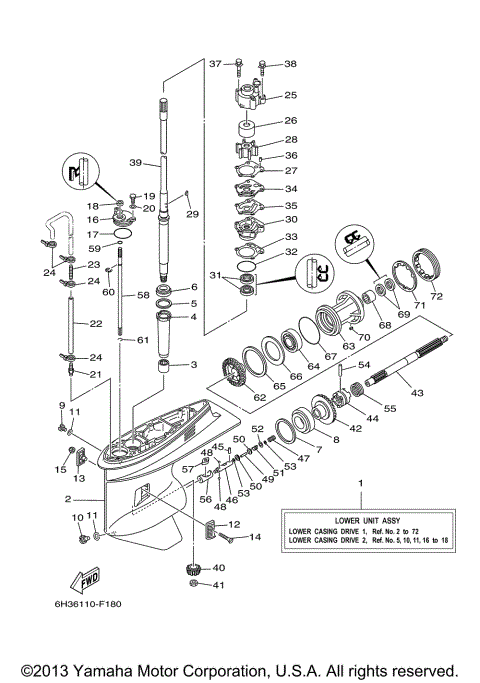 LOWER CASING DRIVE 1