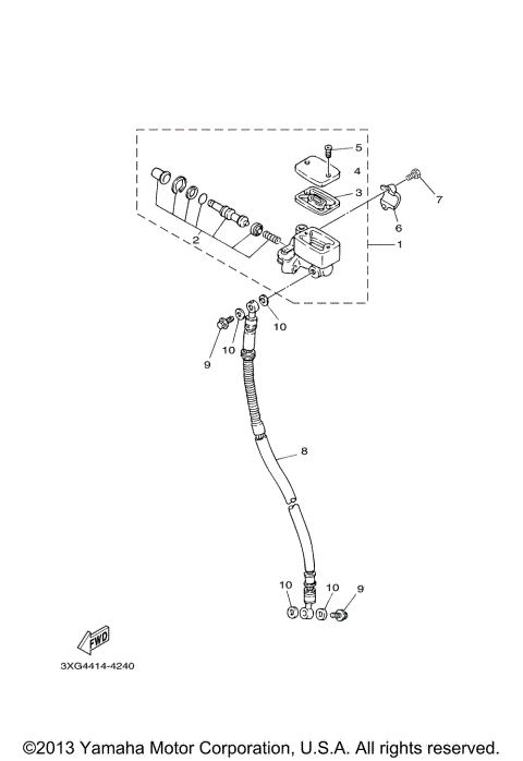 FRONT MASTER CYLINDER