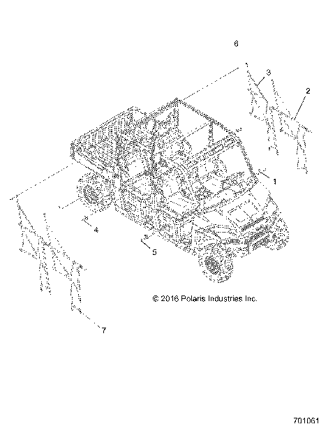 BODY, SIDE NETS - R18RVAD1B1 (701061)