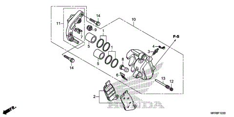 FRONT BRAKE CALIPER (1)