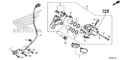 REAR BRAKE CALIPER (2)